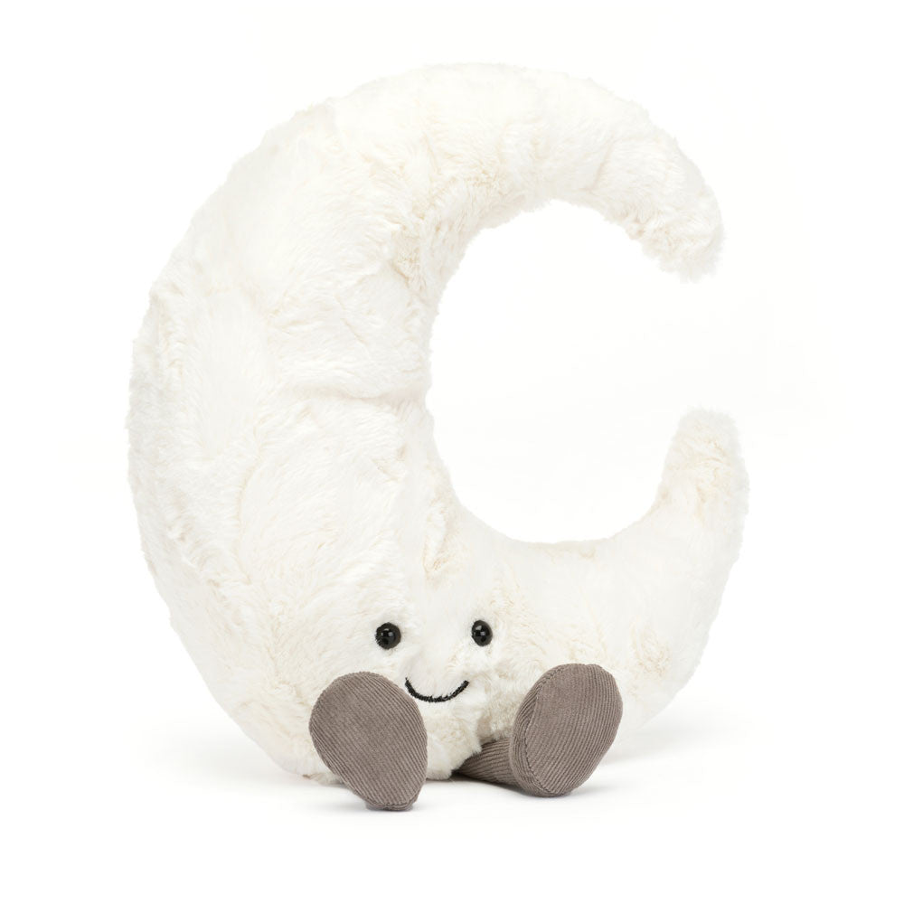 front view of Amuseables Moon Plush Toy