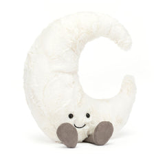 front view of Amuseables Moon Plush Toy