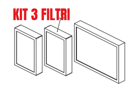 41KA000197 - Kit Filtri Aria Alta Efficienza RER 020