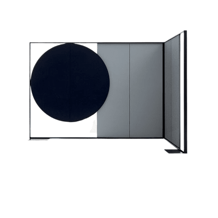 Arper Parentesit Freestanding Module Round and Square Panel Wall Panel Arper 