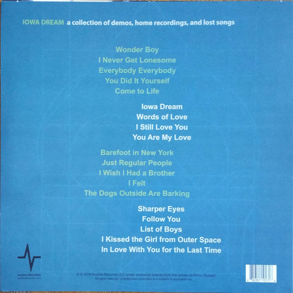 Arthur Russell - Iowa Dream (2xLP, Album)-2xLP-Audika-Vinyleers
