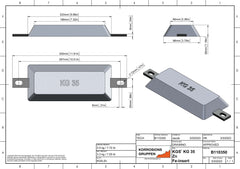 Zinkanod TYP 35 - 220*96*30, B110350