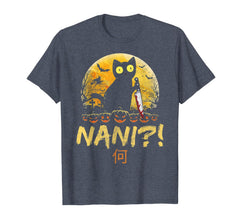 Nani! What? Halloween Black Cat Omae Wa Meme Kitten Gift T-Shirt 622863