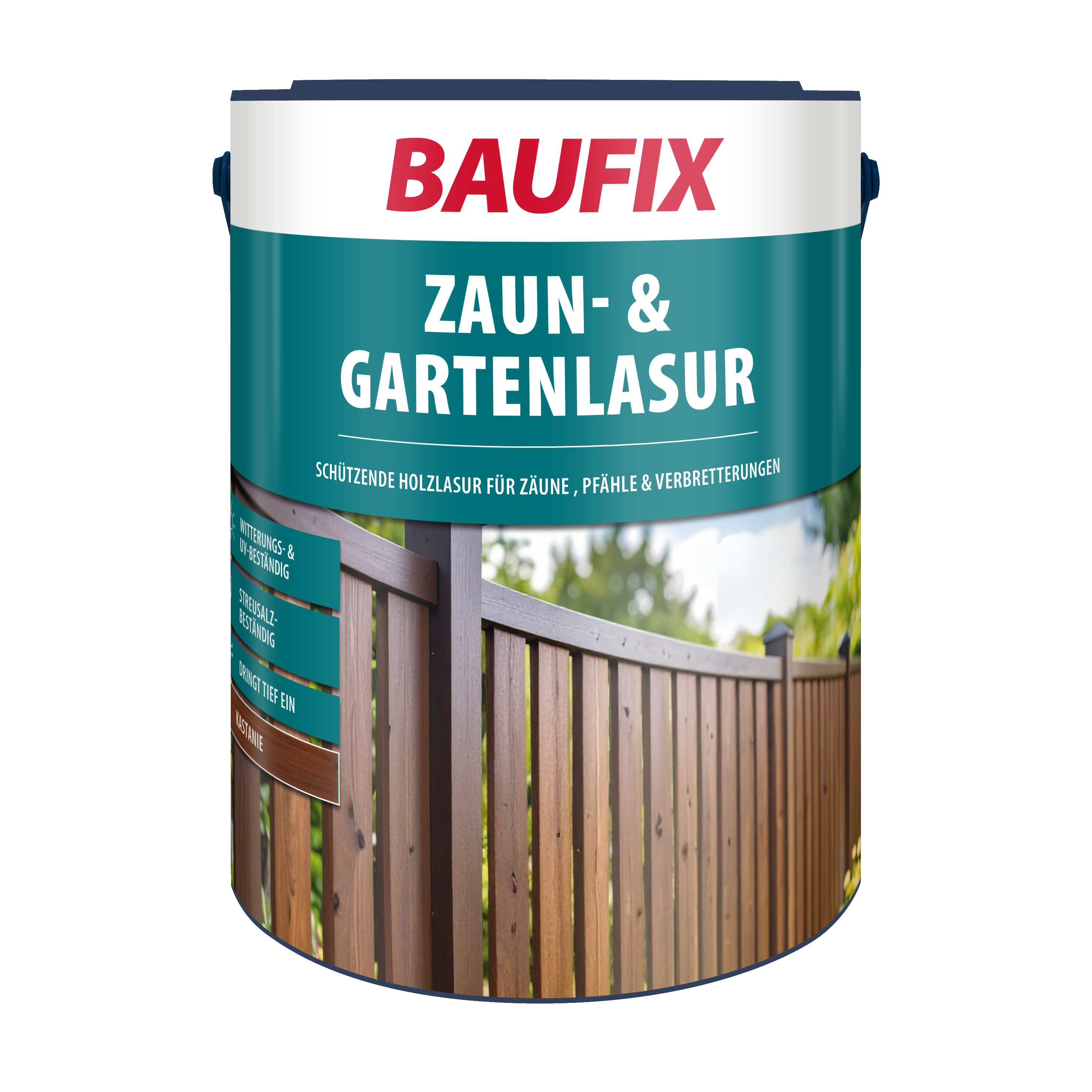 Gebindebild Zaun & Gartenlasur kastanie