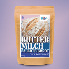 BUTTERMILCHBROT Sauerteigbrot ohne Weizenmehl