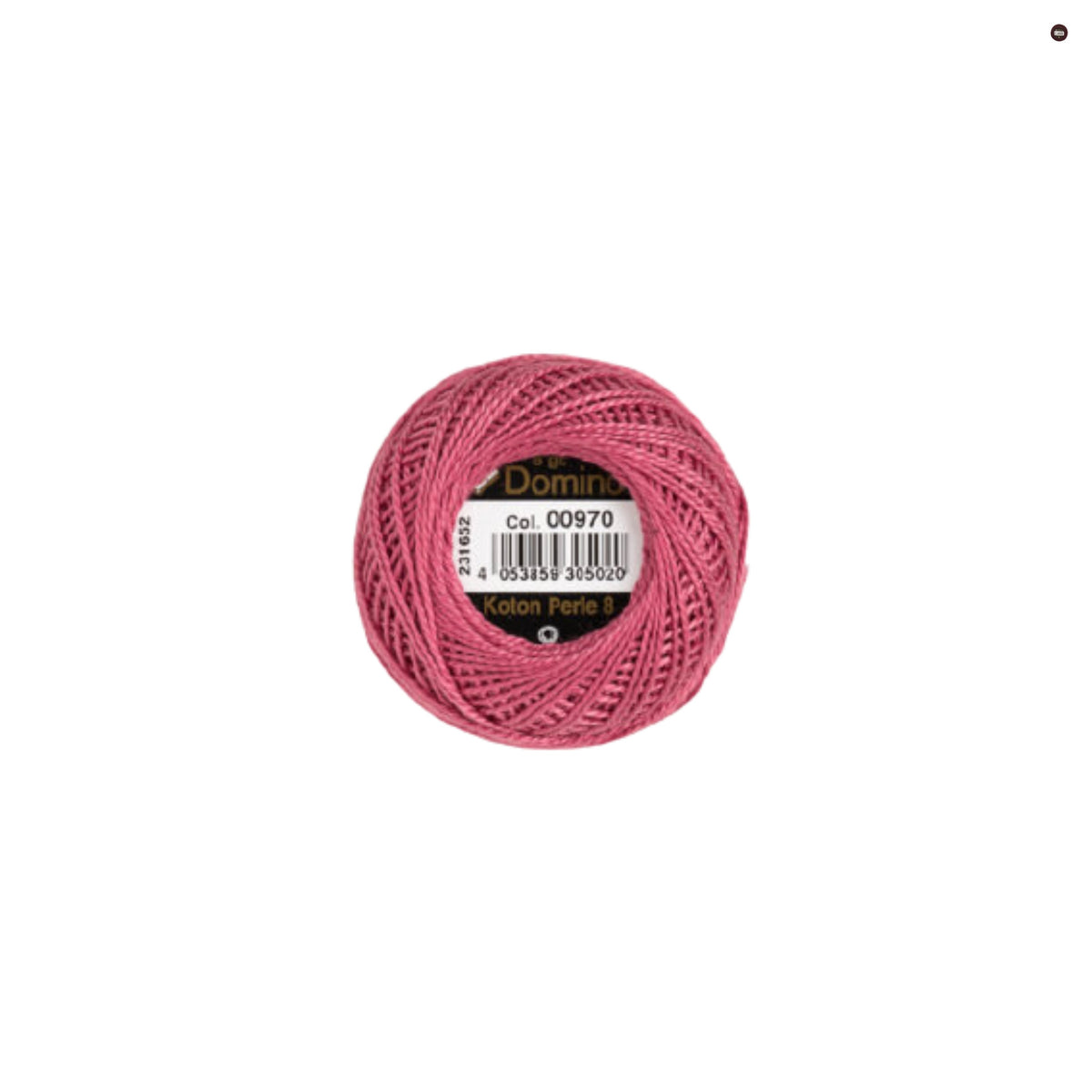 DOMİNO Cotton Perle  (8 gr) No:8  Nakış İpliği - Gül Kurusu-00970