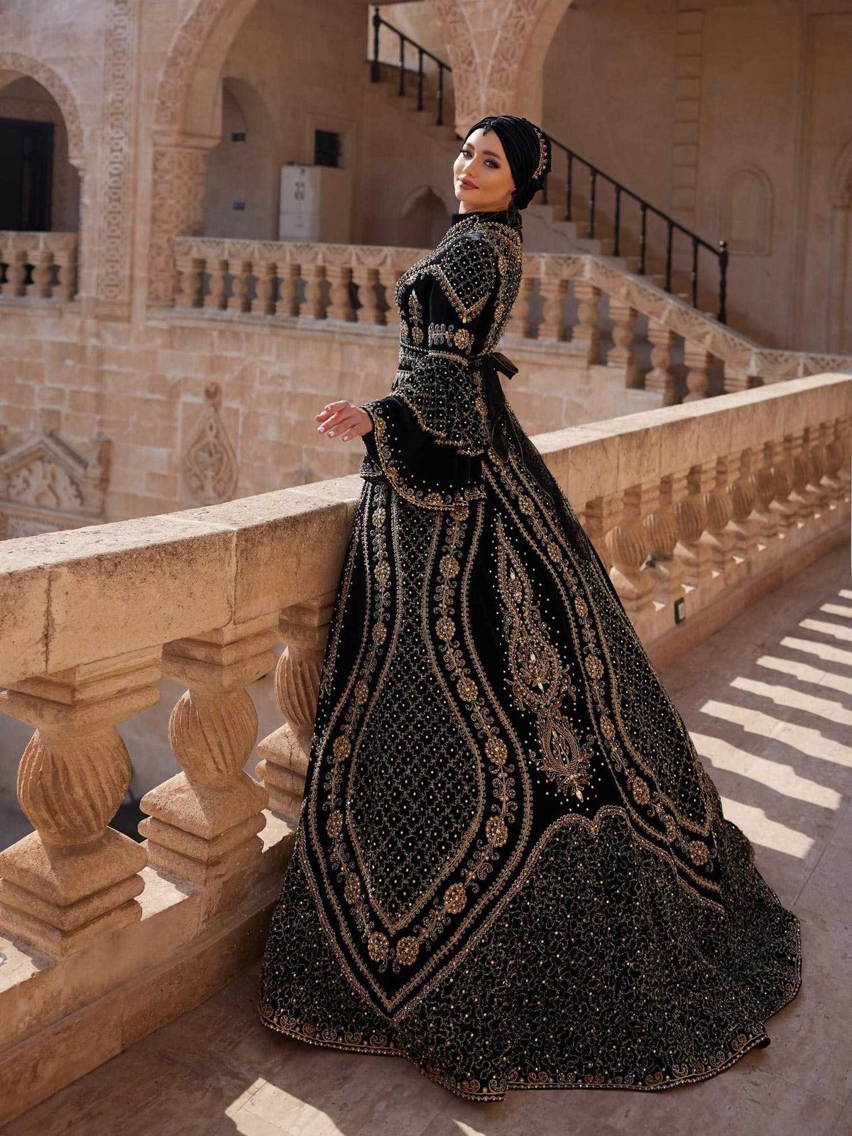 best long party islamic hijab gowns with sleeves for muslim ladies