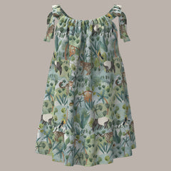 Green is Life Boho Dress