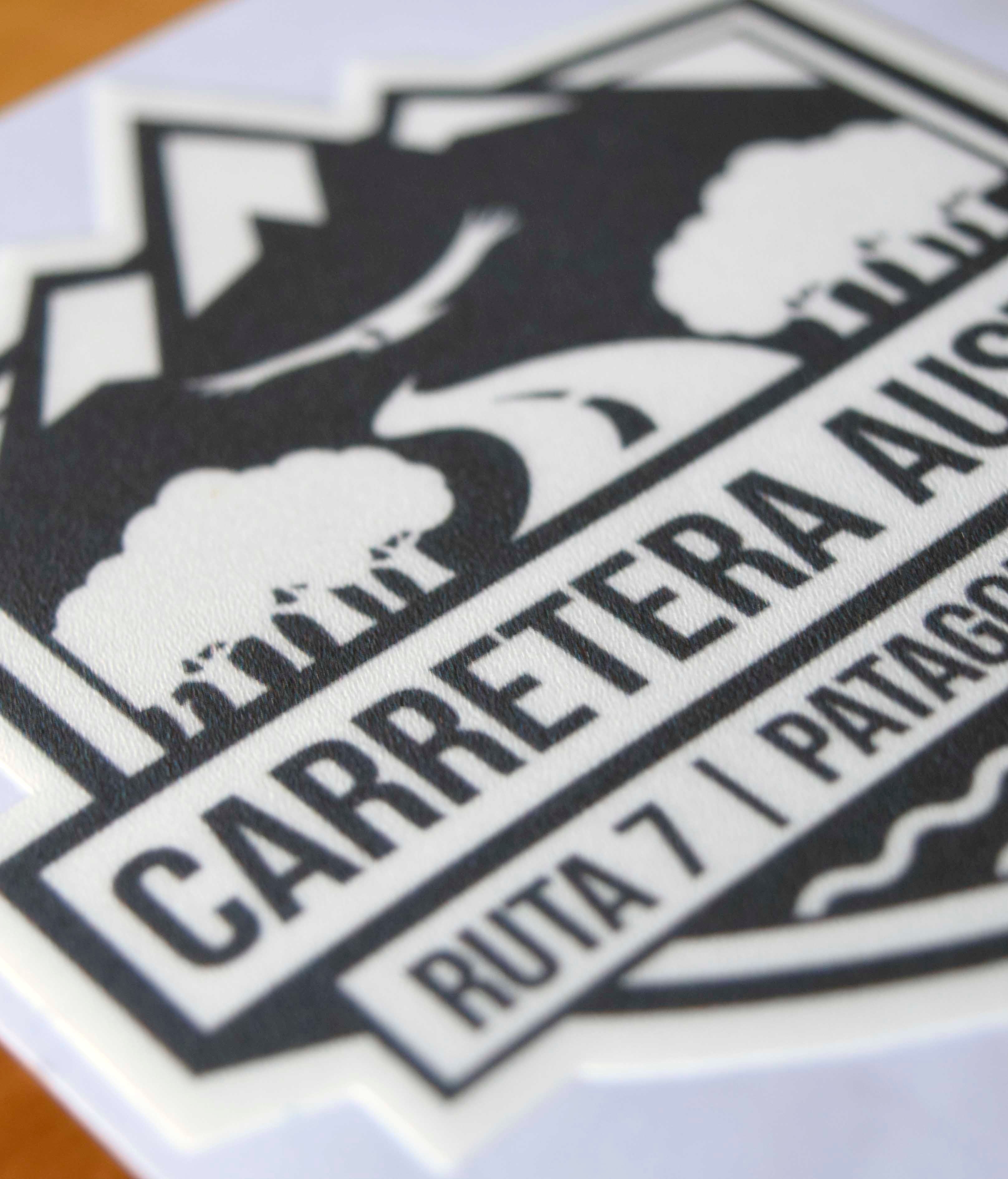 Sticker Ruta 7 Carretera Austral - Mappin