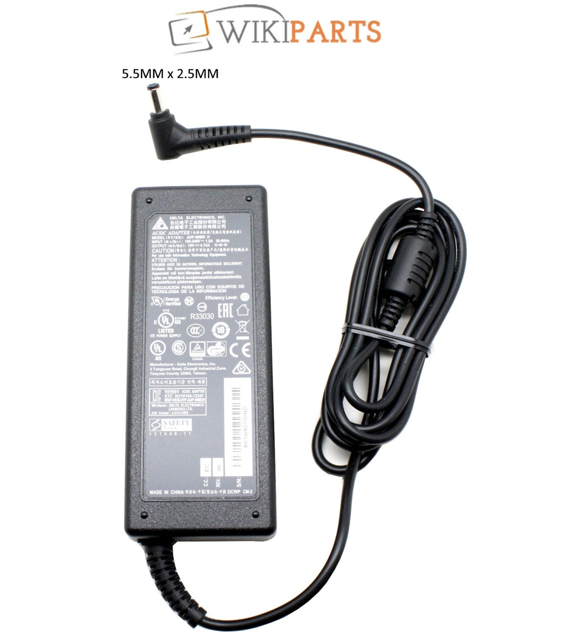 For Asus F3JA 90W Power Supply 5.5MM x 2.5MM Delta Laptop Compatible Adapter