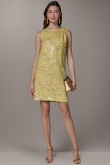SEQUIN SHIFT DRESS