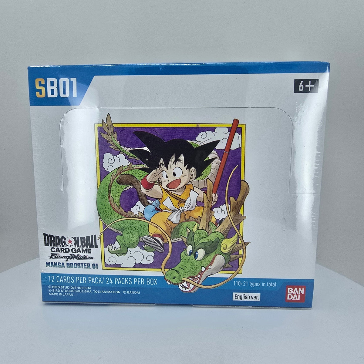 Dragon Ball Super Fusion World TCG: Set 01 SB01 Manga Booster Box Front