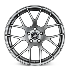 Enkei Raijin 18x8.5 38mm Offset 5x120 Bolt Pattern 72.6 Bore Diameter Hyper Silver Wheel