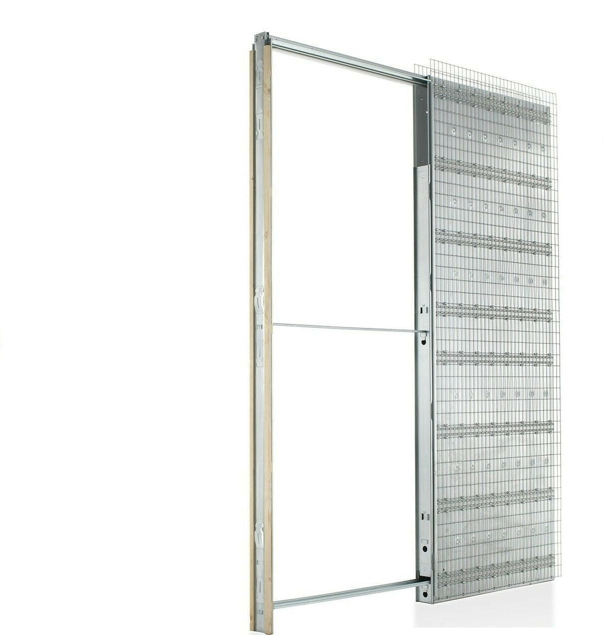 Eclisse - Controtelaio Unico intonaco 60/70/80/90/100x210 sp.125 per porta a scomparsa
