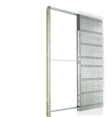 Eclisse - Controtelaio Unico intonaco 60/70/80/90/100x210 sp.125 per porta a scomparsa