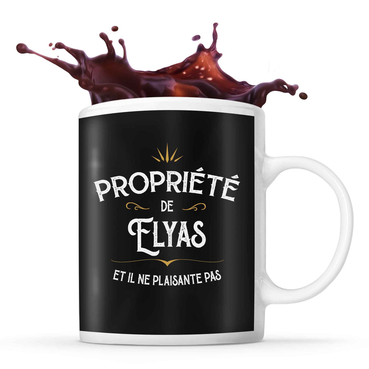Mug Propriété de Elyès - Planetee