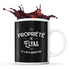 Mug Propriété de Elyès - Planetee