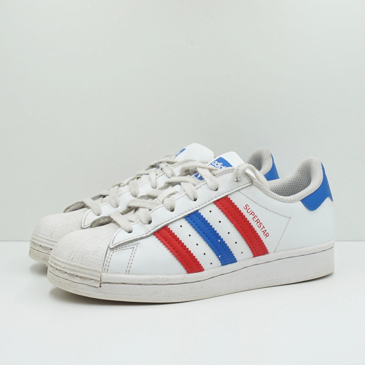 Adidas Superstar Blue/Red Stripes