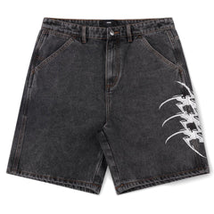 FORMER DION DENIM WALKSHORT WASHED BLACK