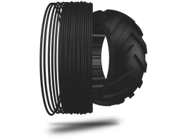 TreeD Flexmark 8 flexible TPU Filament 1,75mm 500g 81A TREED - [3DMaterial-Sho]