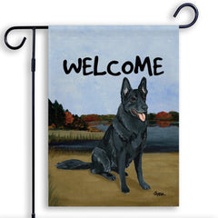 German Shepherd Garden Flag