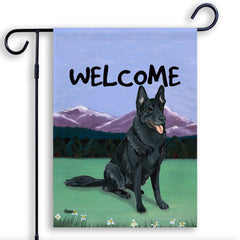 German Shepherd Garden Flag