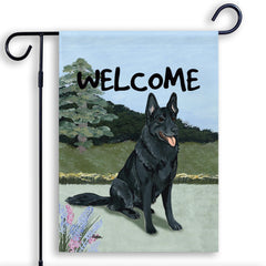 German Shepherd Garden Flag