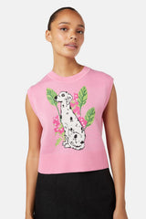 Gorman - Dalmation Knit Tank - pink