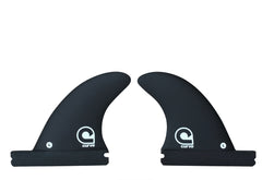 Fins Fibreglass Side Bites BLACK - Single Tab
