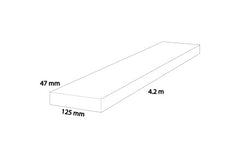 Regularised Treated Timber C16 - 47mm x 125mm x 4.2m