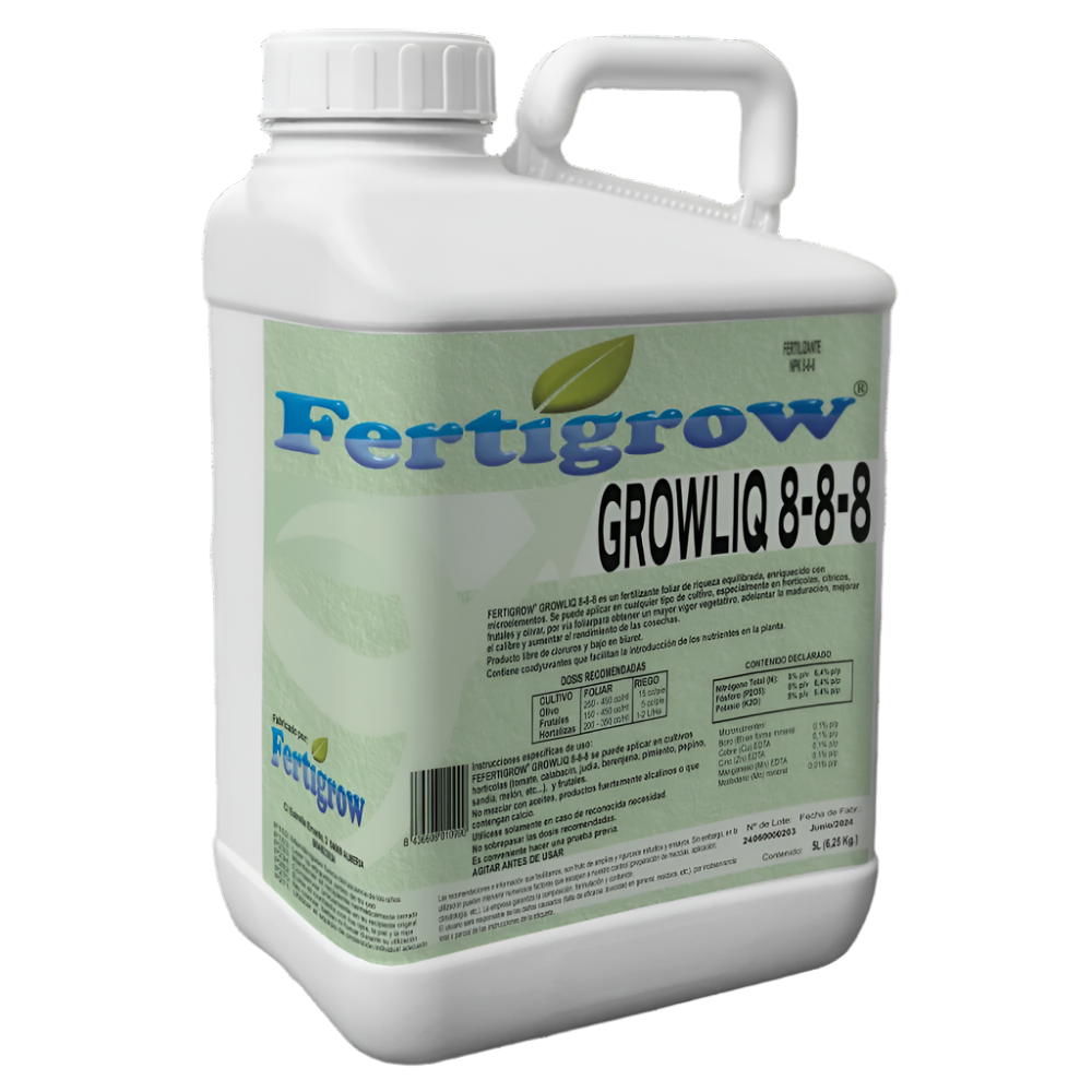 Growliq 8-8-8 - Abono Líquido NPK