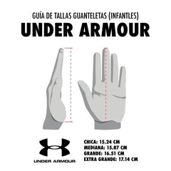 Guanteleta Beisbol Under Armour Clean Up Blanco Verde INFANTIL