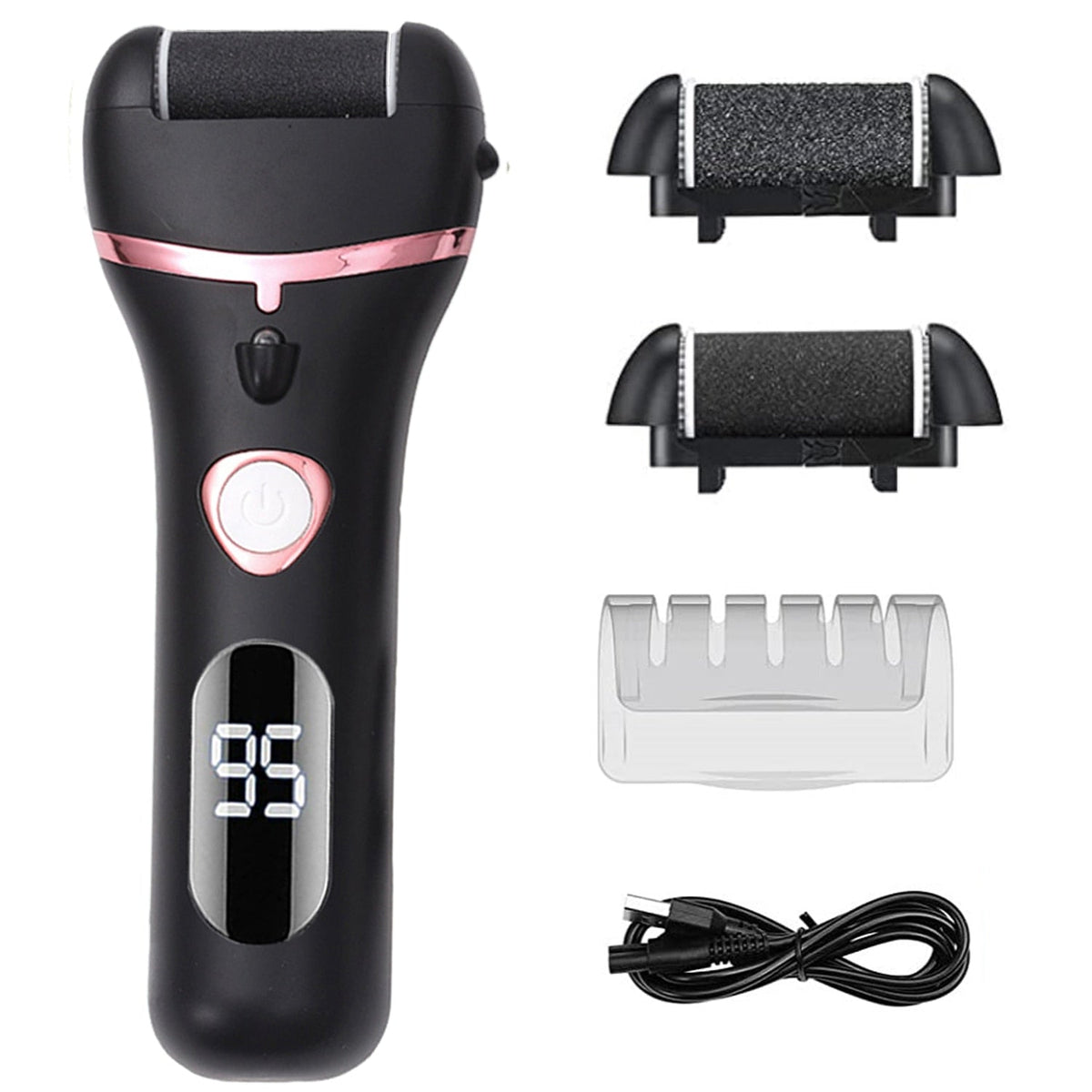 Electric Foot File Rechargeable Waterproof Hard Skin Remover