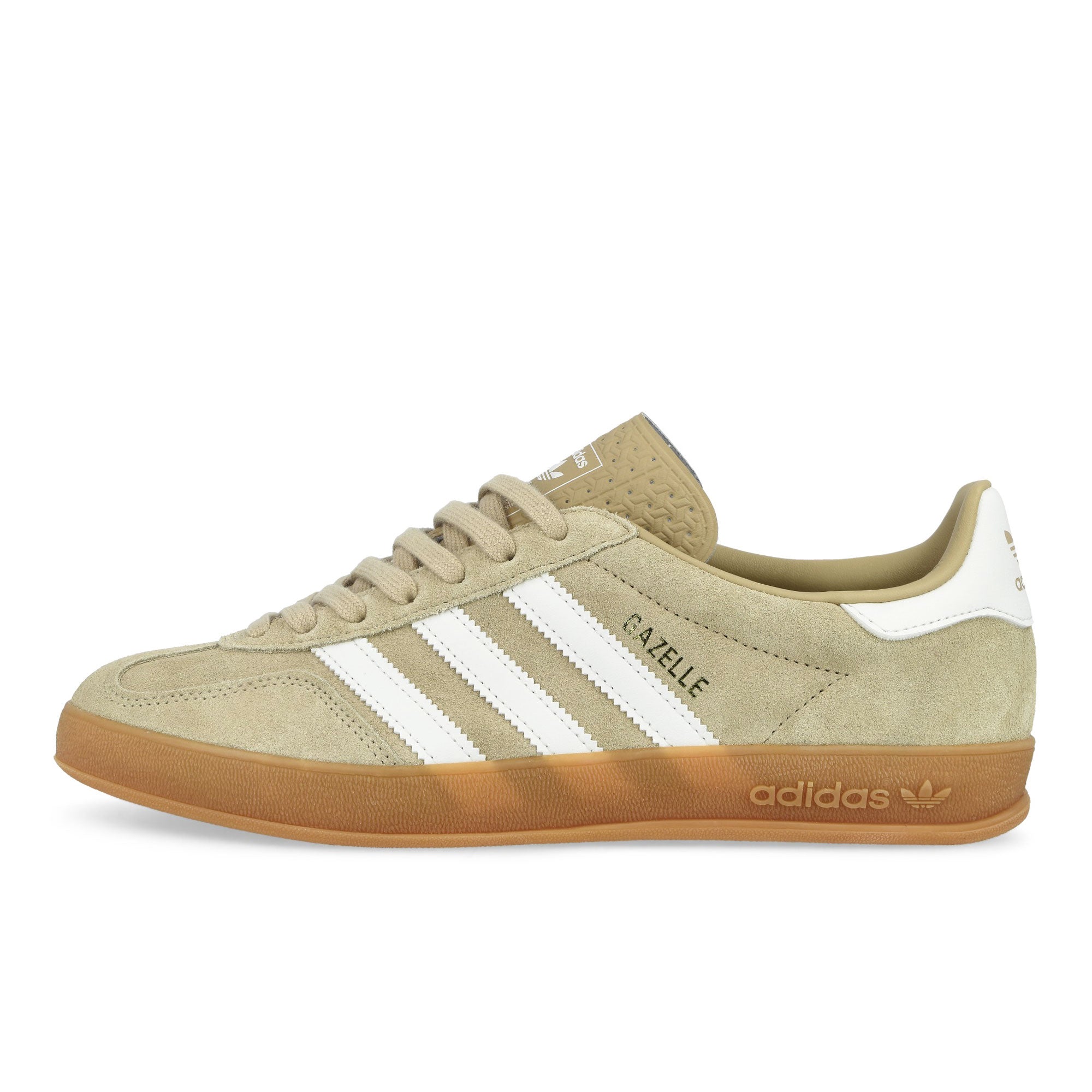 adidas Gazelle Indoor Magic Beige / Core White / Gum 2 Low Top Sneakers HQ5154 | Overkill