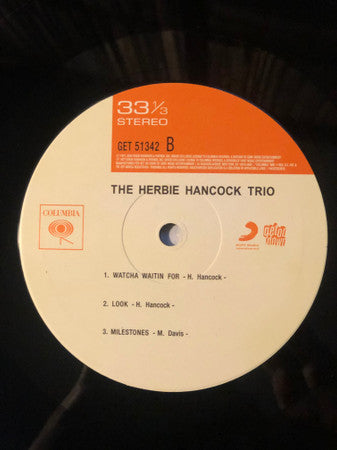 Herbie Hancock Trio - The Herbie Hancock Trio (LP, Album, RSD, Ltd, RE)-LP-Columbia,Sony Music Commercial Music Group,Get On Down,Get On Down-Vinyleers
