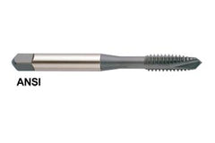 J6665 5/8-18, H5 3 FLUTE SPIRAL POINTED PLUG HARDSLICK COATED TAP FOR TITANIUM ALLOYS & NICKEL BASE ALLOYS UPTO 44HRc