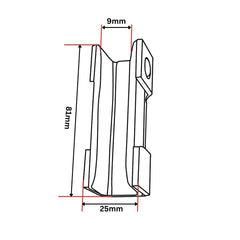 IGV GIB Styrskoinsats 81x25x30 9mm