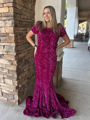 PS21208M Modest Prom Dress