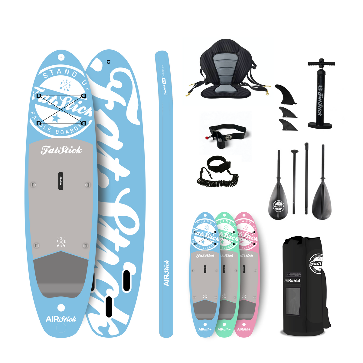 NEW 2026 AirStick 10'6 Inflatable Stand Up Paddle Board | SUP Package - Hot Tub Shop