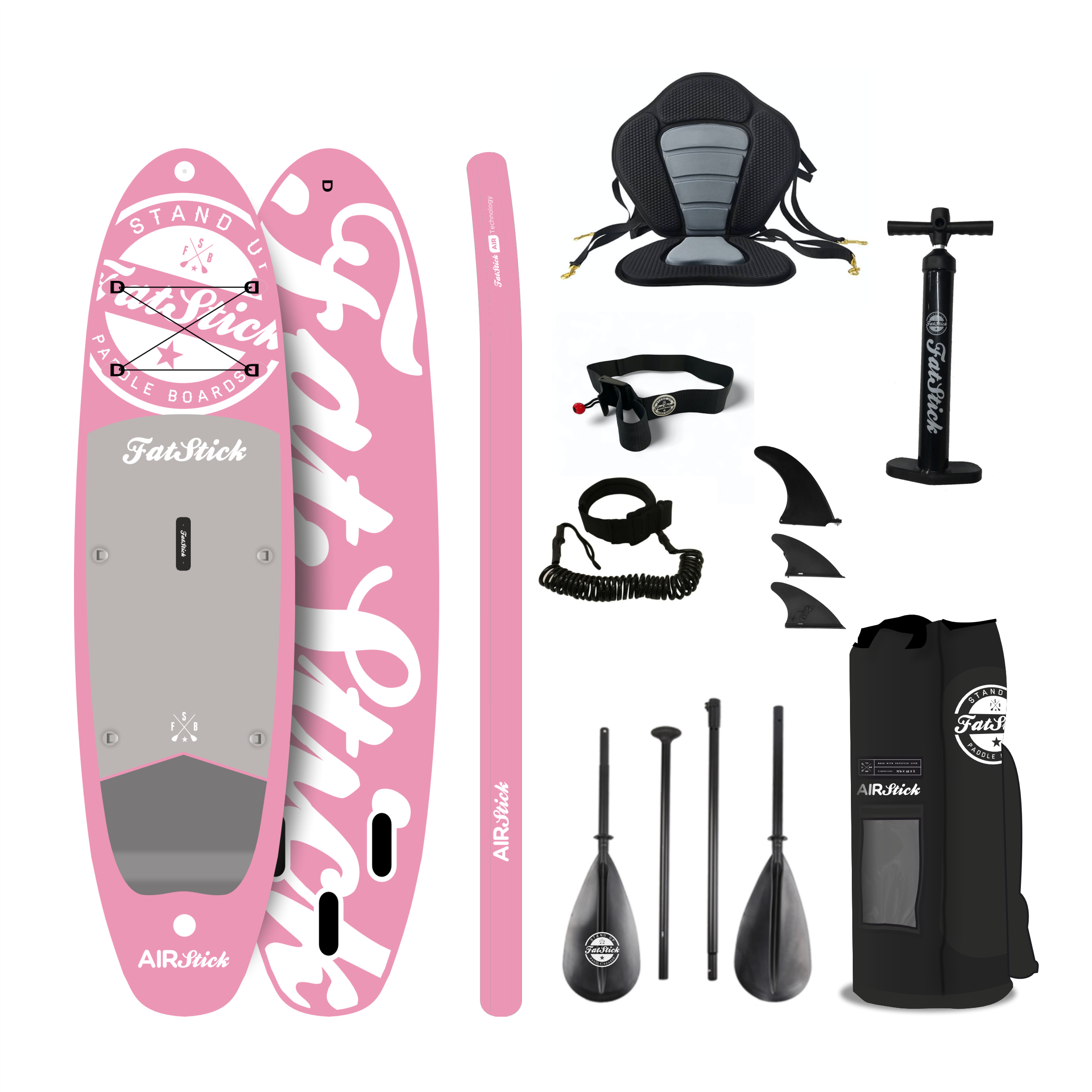 NEW 2026 AirStick 10'6 Inflatable Stand Up Paddle Board | SUP Package - Hot Tub Shop