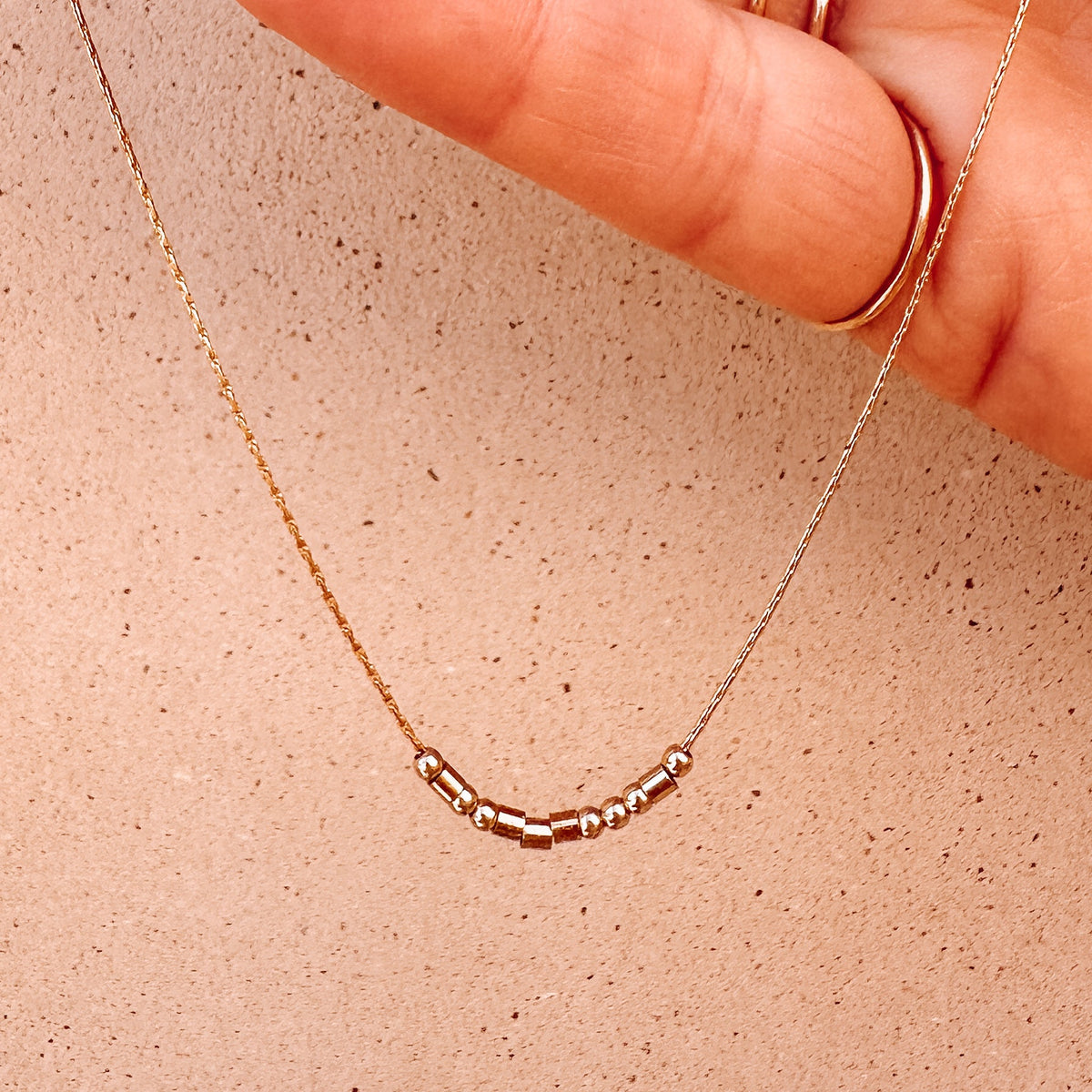 Morse Code Necklace