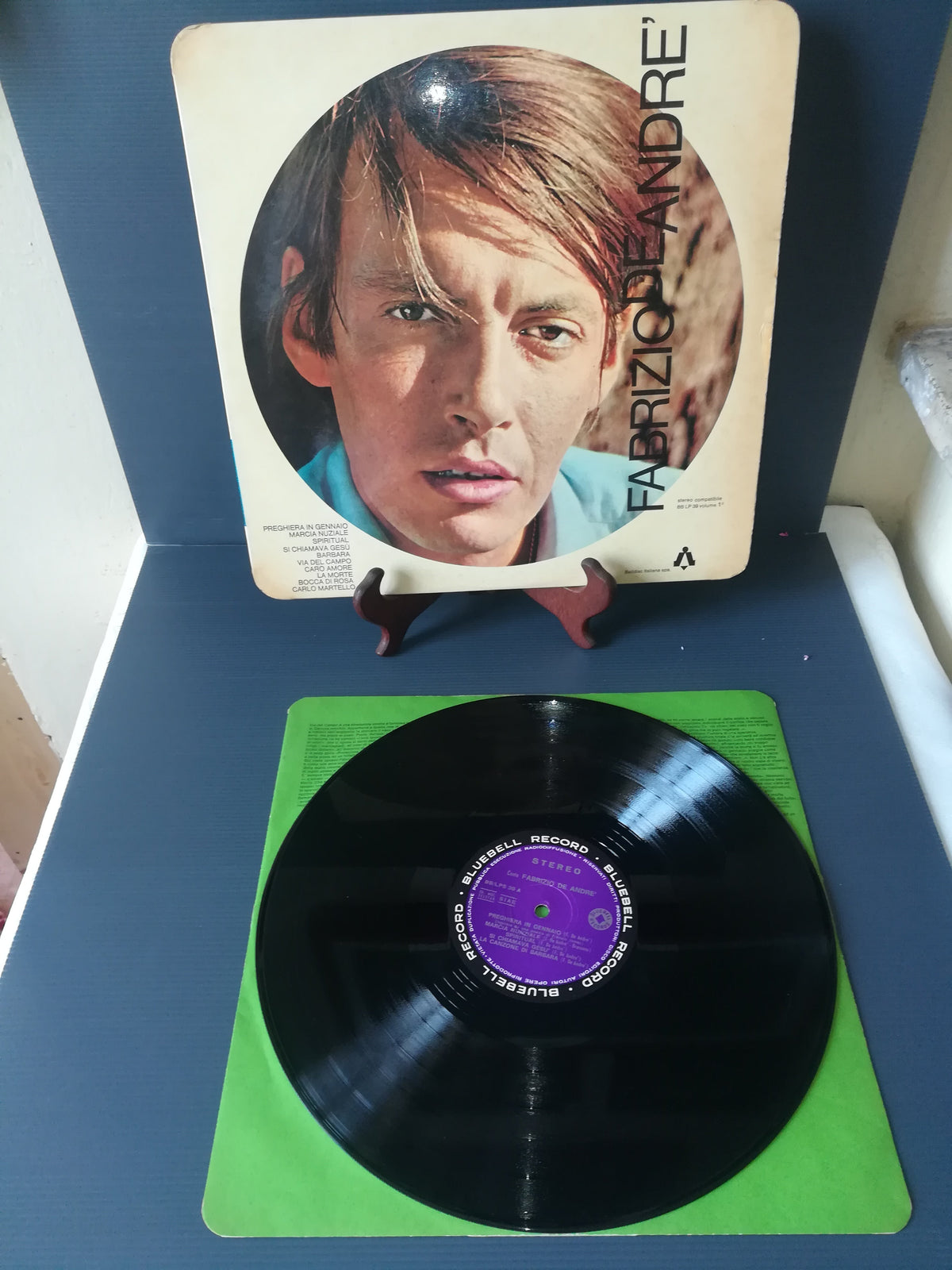"Fabrizio De Andrè vol.1" Lp 33 giri Bluebell