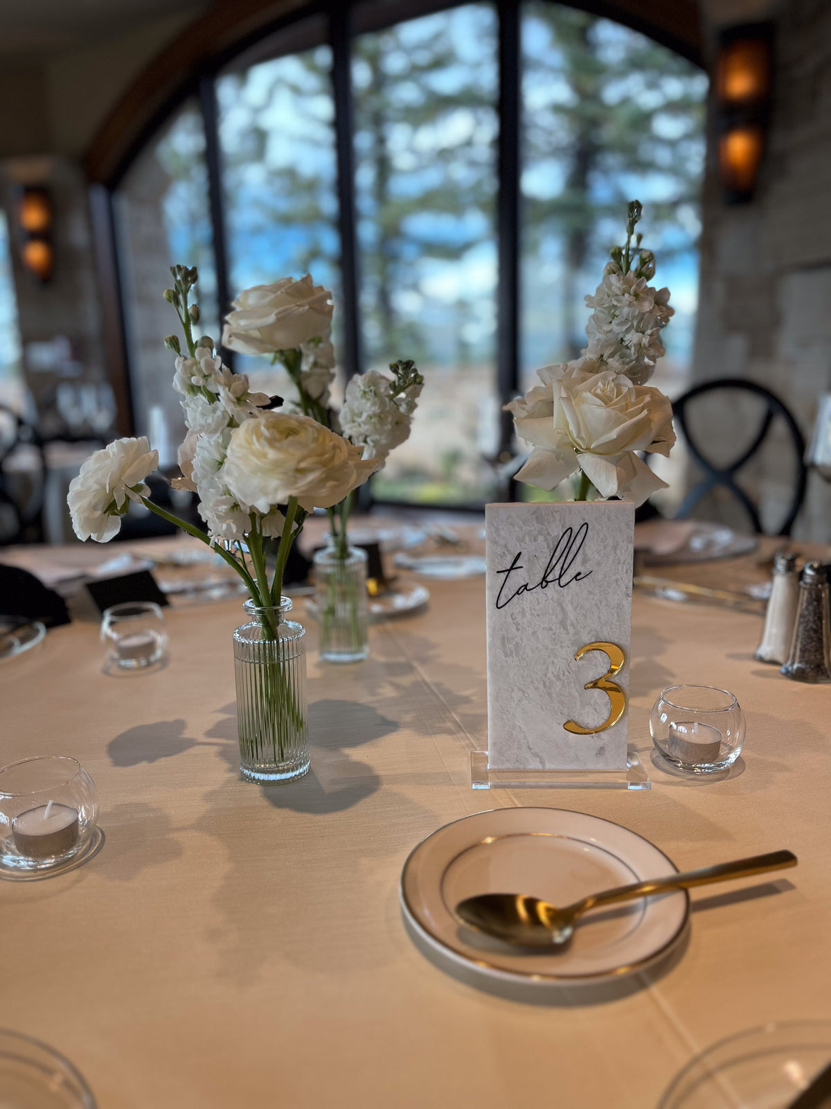 Marble Table Numbers