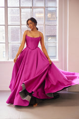 Jett wedding dress color hot pink