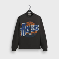 Kith for the New York Knicks City Vintage Long Sleeve Tee - Black
