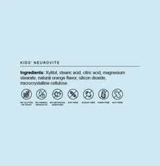 Kids' NeuroVite Orange by Brain MD Supplement Facts
