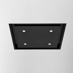 LUXAIR Cooker Hood LUXAIR 60cm x 60cm Premium Ceiling Cooker Hood with Wall Mounted External Motor in Matt Black || LA-60-ANZI-EXT-BLK IRWINS MEGASTORE