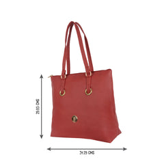 Kindew Red Large Tote Bags-1