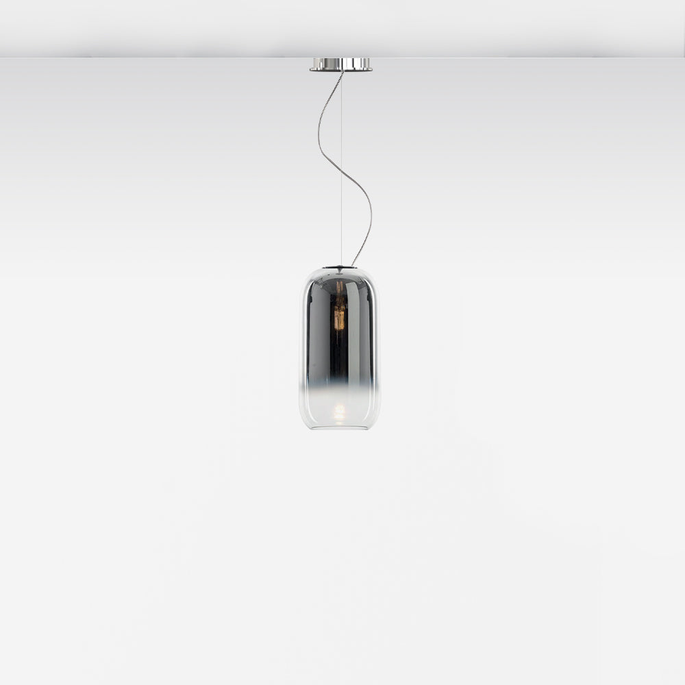 Artemide-Gople-1406018A-Gople Mini Suspension-Chrome