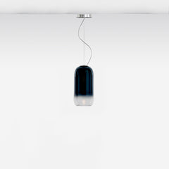 Artemide-Gople-1406058A-Gople Mini Suspension-Blue